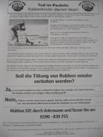 Robbenabzocke Fax