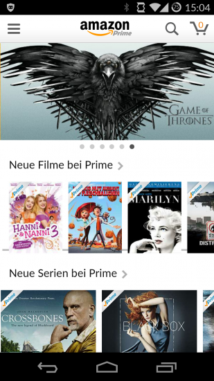 Amazon Prime Instant Video Android