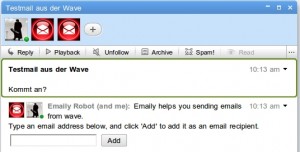 Emaily-Robot E-Mailversand