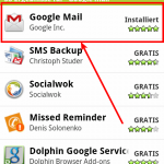GMail Android App im Market