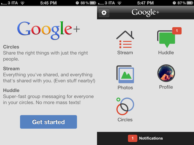 Offizielle Google+ App für iPhone