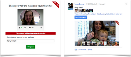 Google+ Hangouts On-Air