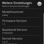 Samsung Galaxy IH8 Update