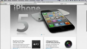 iPhone 5? (Screenshot aus dem Youtube Video)