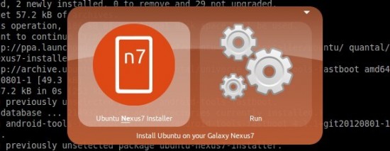 Ubuntu Nexus 7 Desktop Installer