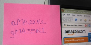F-Secure: password on post it